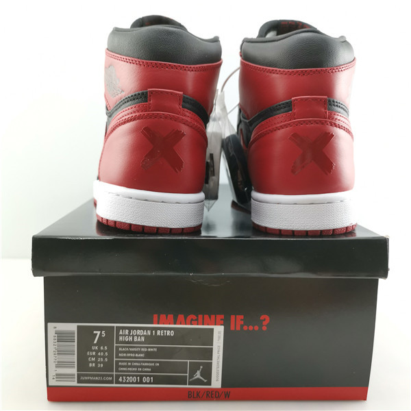 AIR JORDAN 1 RETRO HIGH BAN “BANNED” 2011 432001-001