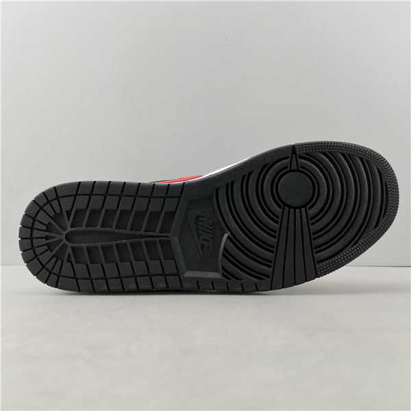 Air Jordan 1 Mid Black White Red
