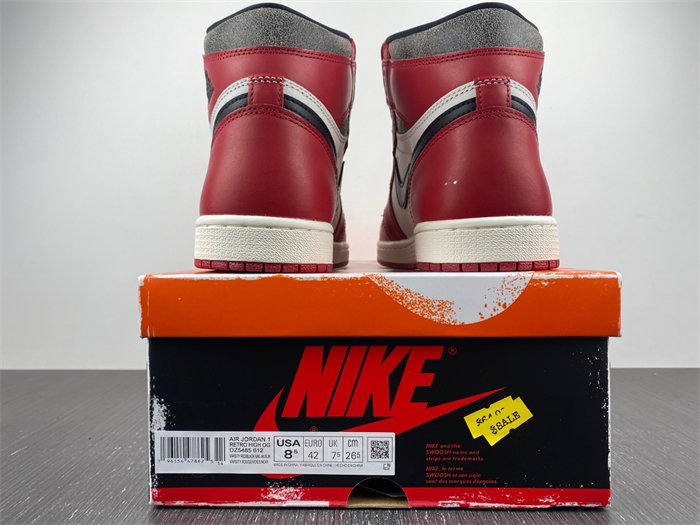 Jordan 1 Retro High OG Chicago Lost and Found DZ5485-612
