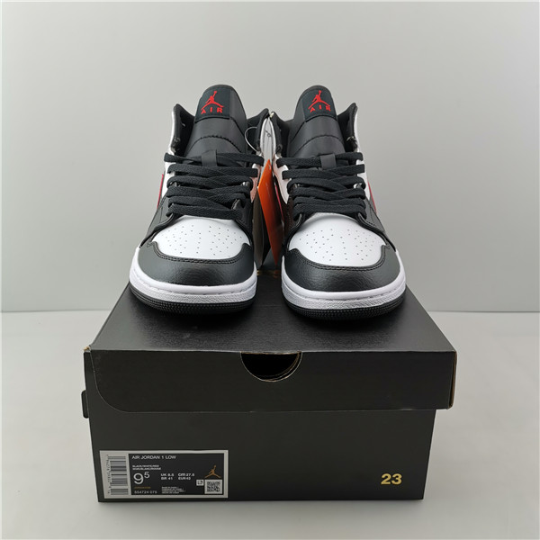 Air Jordan 1 Mid Black White Red