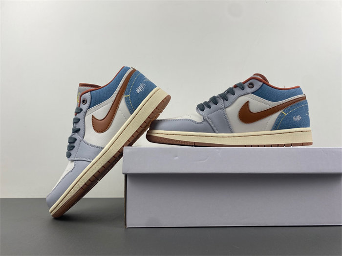 The Women’s Air Jordan 1 Low “Denim” Is Available Now FZ5045-091