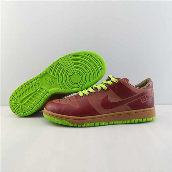 Nike Dunk Low 1-Piece Laser Varsity Red Chartreuse 311611-661