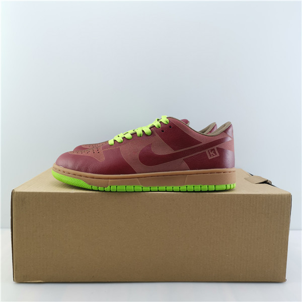 Nike Dunk Low 1-Piece Laser Varsity Red Chartreuse 311611-661