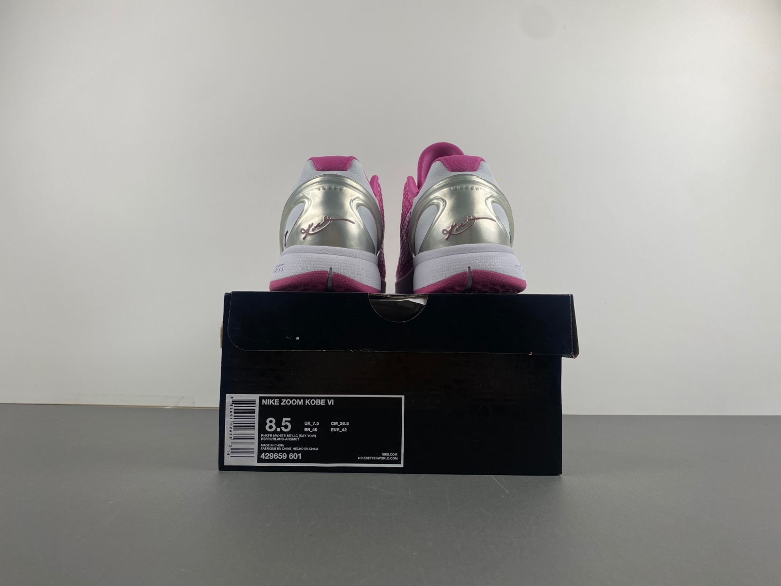 NIKE KOBE 6 KAY YOW THINK PINK 429659-601